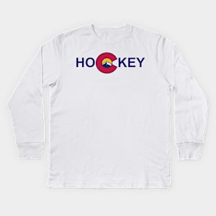 Colorado Hockey Kids Long Sleeve T-Shirt